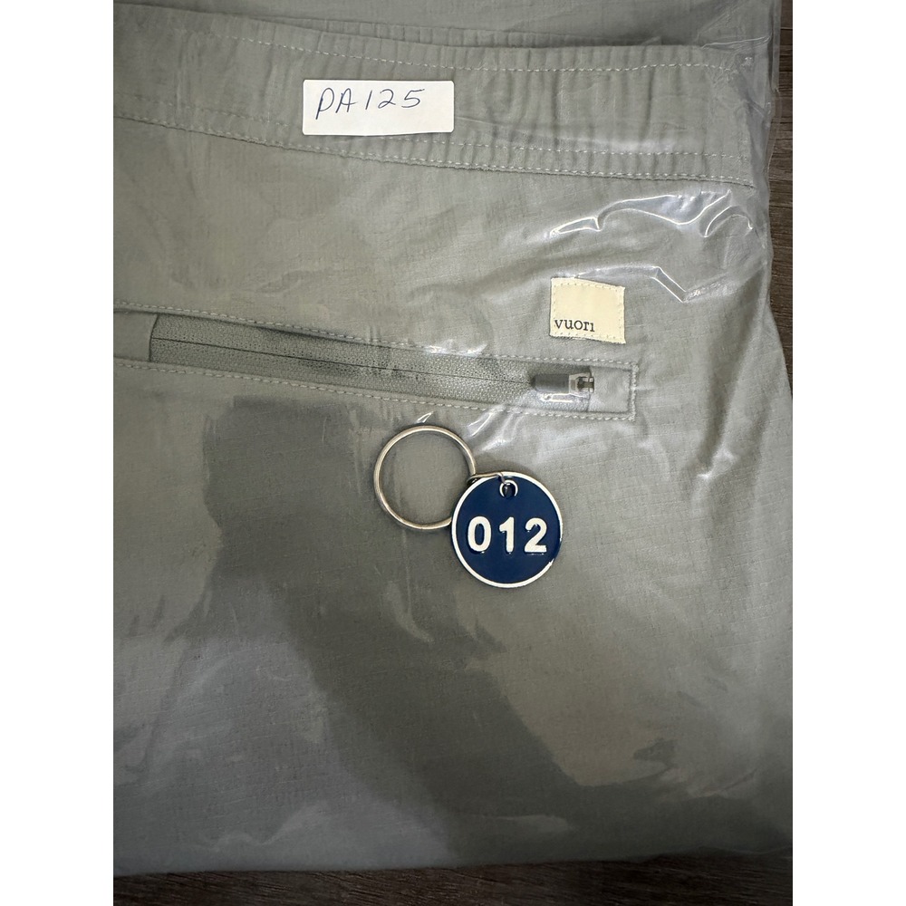 Vuori Ripstop Pant Women Large Sage Green Stretch Cotton Jogger VW401 - Picture 9 of 9